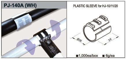 Plastic sleeve PJ-140A - 1