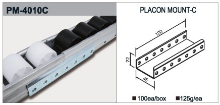 Roller track holder type PM-4010C - 1