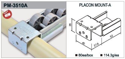 Roller track holder type PM-3510A - 1