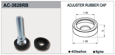 AC-3828RB Rubber Screw End - 1