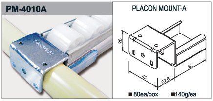 Roller track holder type PM-4010A - 1