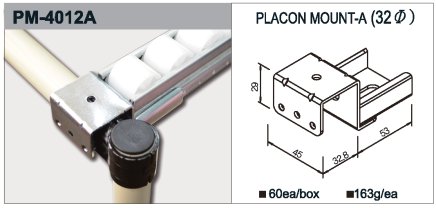 Roller track holder type PM-4012A - 1