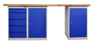 Workshop table with base container CE20_5DD - 1