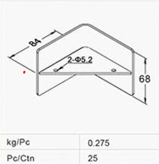 Metal corner MT-5182 - 2