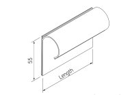Label holder LH-5010CL, 100 x 55 mm - 2