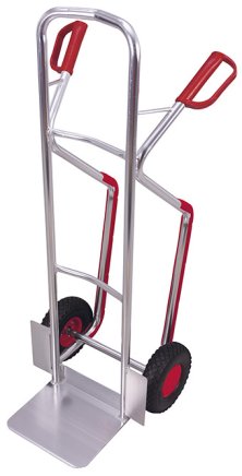 Aluminum handcart with plastic runners ap-710.214 - 1