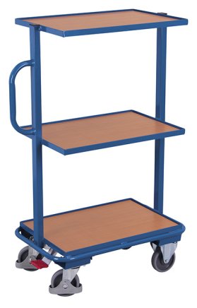 Trolley with wooden shelves sw-400.801 - 1