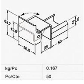 Folding coupler to track PM-4010SK - 2