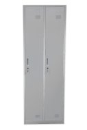 ESD metal wardrobe with two compartments and cylinder lock - 1