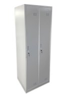 ESD metal wardrobe with two compartments and cylinder lock - 2