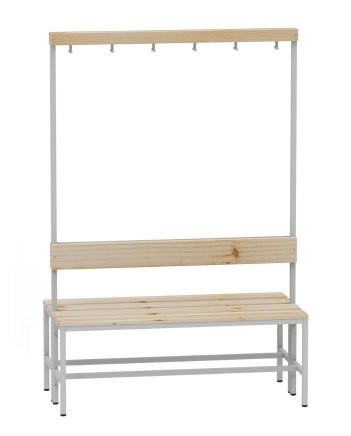 Changing room bench A6790 - width 1200 mm - 1