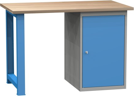 Workshop table with base container - 1