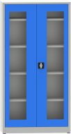 Metal filing cabinet with Plexiglas glass doors C29740 - 2