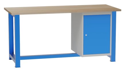 Workshop table with an inserted container - 1