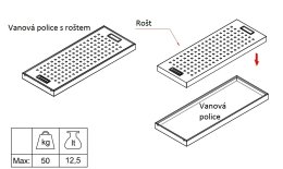 Grate for catch basin FIP/CSC.9250