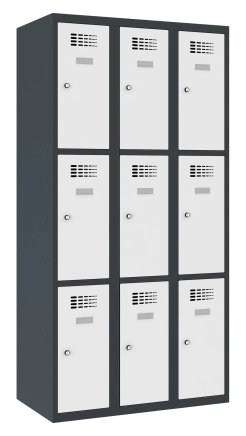 Divided wardrobe Sus 333 W width 900 mm - 1