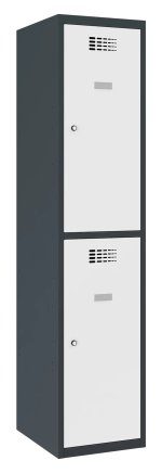 Sus 412 W metal wardrobe, width 400 mm - 1