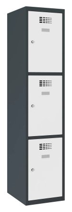 Sus 413 W metal wardrobe, width 400 mm - 1