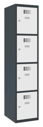 Sus 414 W metal wardrobe, width 400 mm - 1