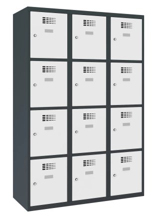 Sus 434 W metal wardrobe, width 1200 mm - 1
