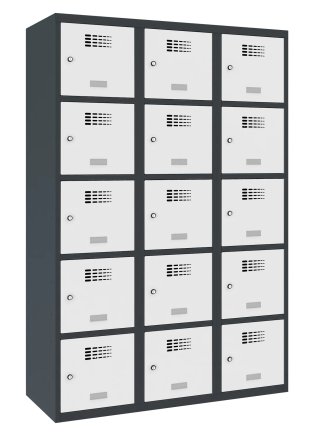 Sus 435 W metal wardrobe, width 1200 mm - 1