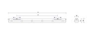 LED light for work tables 1500 and 1800 mm - 5