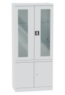 Cabinet with glass and solid doors Malow NSML 114 - 1