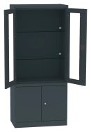 Cabinet with glass and solid doors Malow NSML 114 - 4