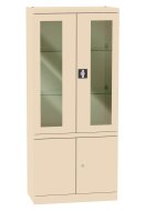 Cabinet with glass and solid doors Malow NSML 114 - 5