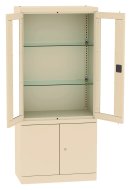 Cabinet with glass and solid doors Malow NSML 114 - 6