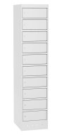Laptop cabinet SZNL 4110 - 10 compartments with sockets and USB A+C - 1