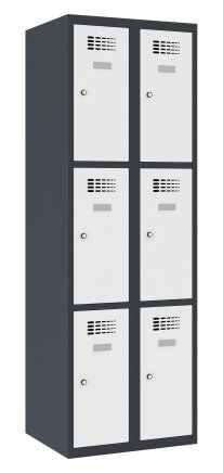 Divided wardrobe Sus 323 W width 600 mm - 7