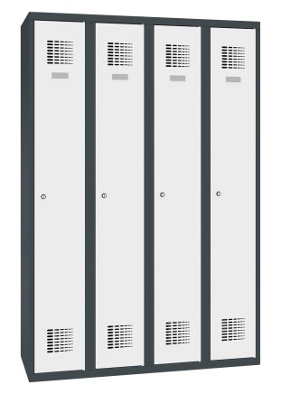 Sum 340 W metal wardrobe, width 1200 mm - 1
