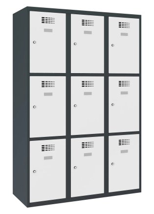 Metal wardrobe Sus 433 W width 1200 mm - 1