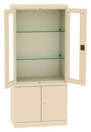 Cabinet with glass and solid doors Malow NSML 114 - 6