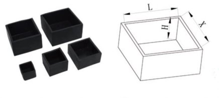 KFC-4040 profile plastic cover - 1