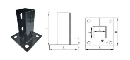 Base for KFH-40 profiles - 1