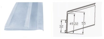 Plastic strip K-2083 - 1