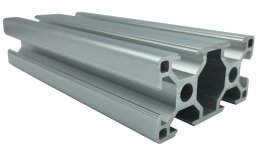 Aluminum profile 30 x 60, KA-3060  1 m + cut to size