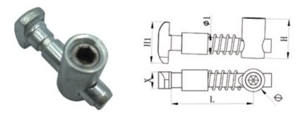 Perpendicular coupling KCH1-40 - 1
