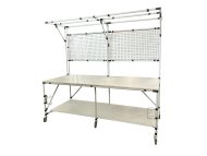 Work table on wheels with laminate top 23080393 - 1
