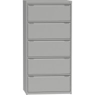 Metal filing cabinet with two rows and five drawers G2325 - 2
