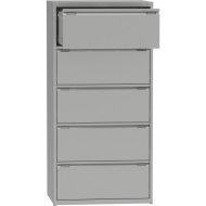 Metal filing cabinet with two rows and five drawers G2325 - 3