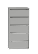 Metal filing cabinet with two rows and five drawers G2325 - 1