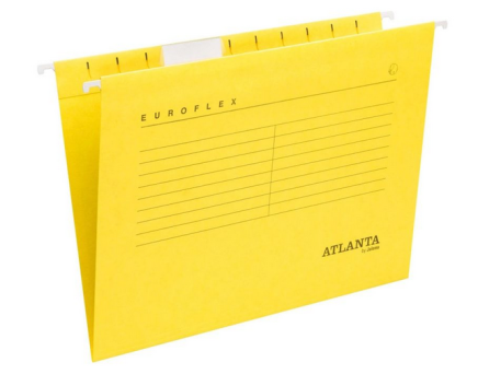Hanging plates Atlanta - color yellow - 1