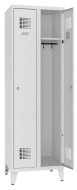 Metal wardrobe on legs Sum 321 W width 600 mm - 1