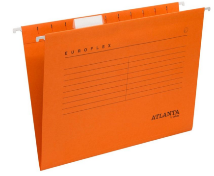 Hanging plates Atlanta - color orange - 1