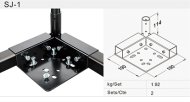 Corner Mounting Bracket for Plate-Mount Casters SJ-1SV - 2