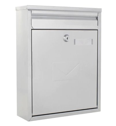 Mailbox Como silver - 1