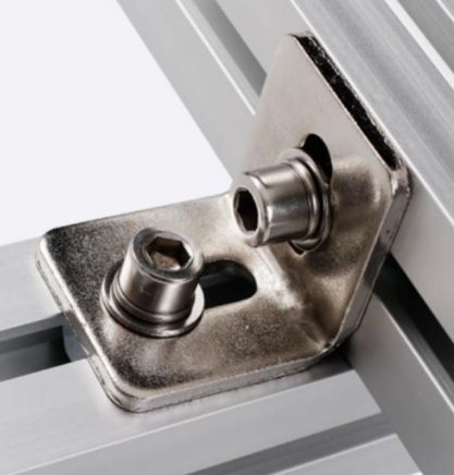 Metal coupling for 30x30 profiles - 1